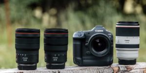 canon eos r3 with lenses